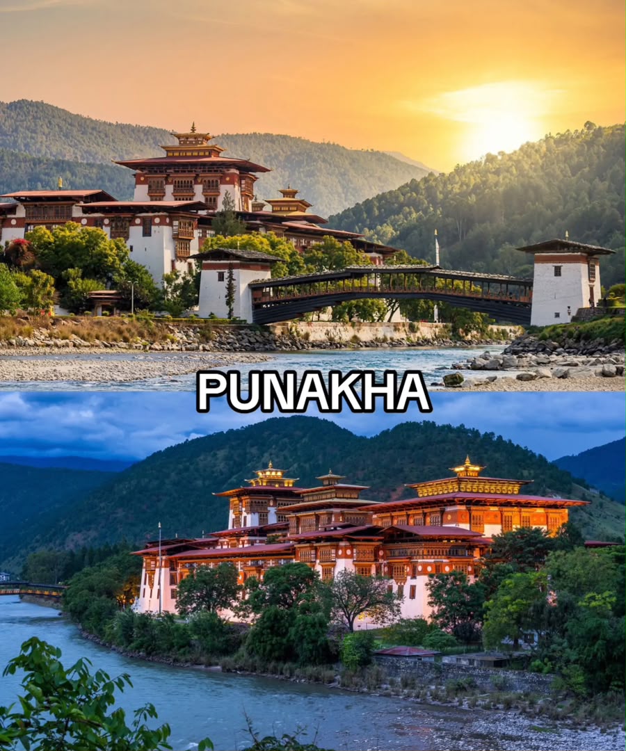 Punakha Dzong and River